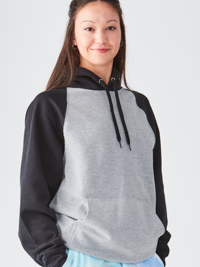 Adult Unisex Two Tone Retro Hoodie Thumbnail