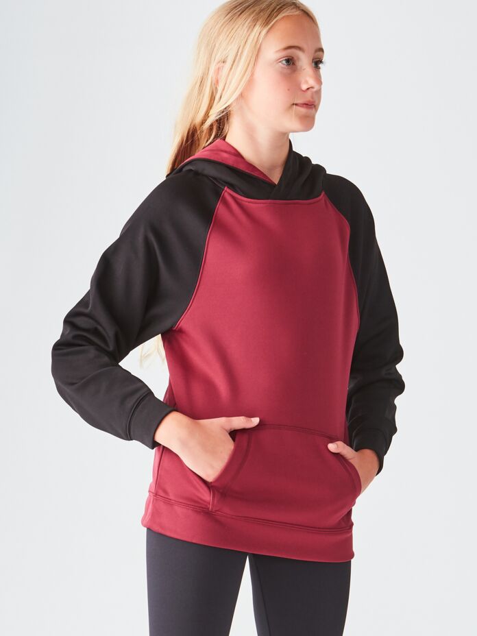 Youth Unisex Polyester Fleece Two Tone Hoodie Thumbnail