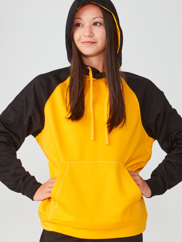 Adult Unisex Polyester Fleece Two Tone Hoodie Thumbnail