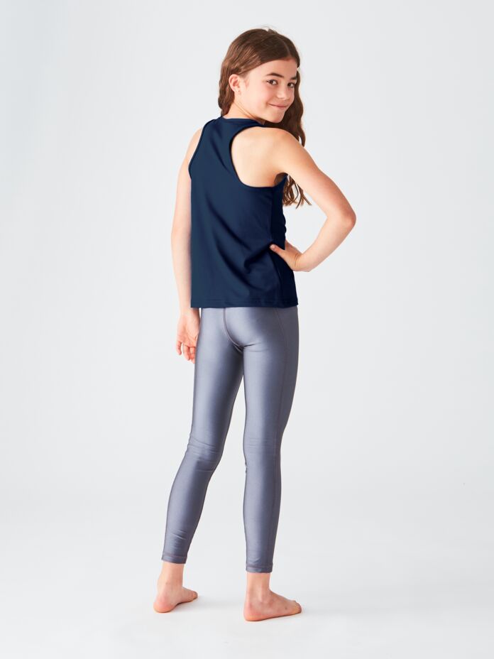 Girls Poly/Spandex Racer Back Tank Thumbnail