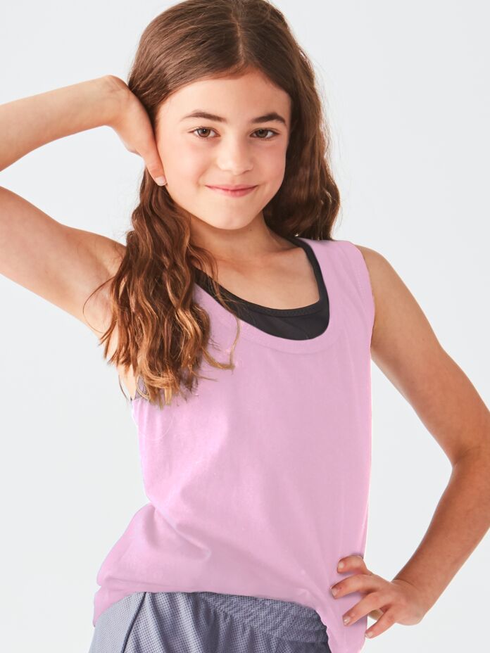 Studio Essentials Girls Fine Jersey Tank Thumbnail