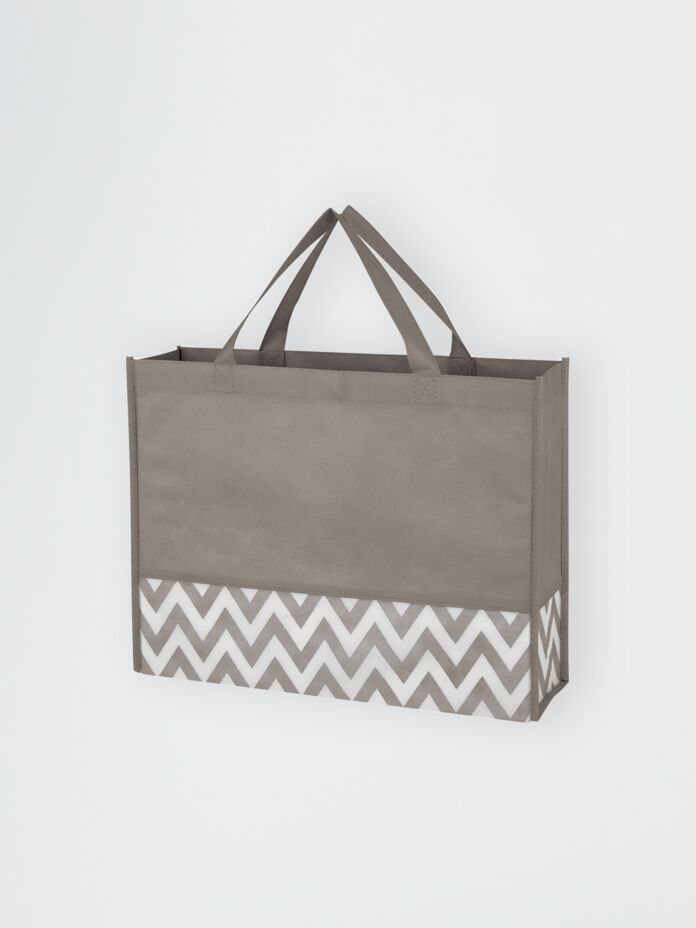 Zigzag Non-Woven Tote Bag Thumbnail