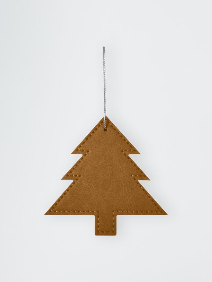 Tree Leatherette Ornament Thumbnail