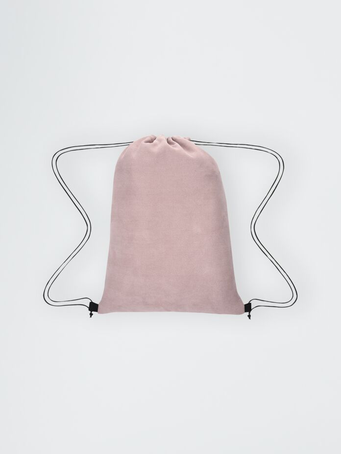 Posh Herringbone Drawstring Bag Thumbnail