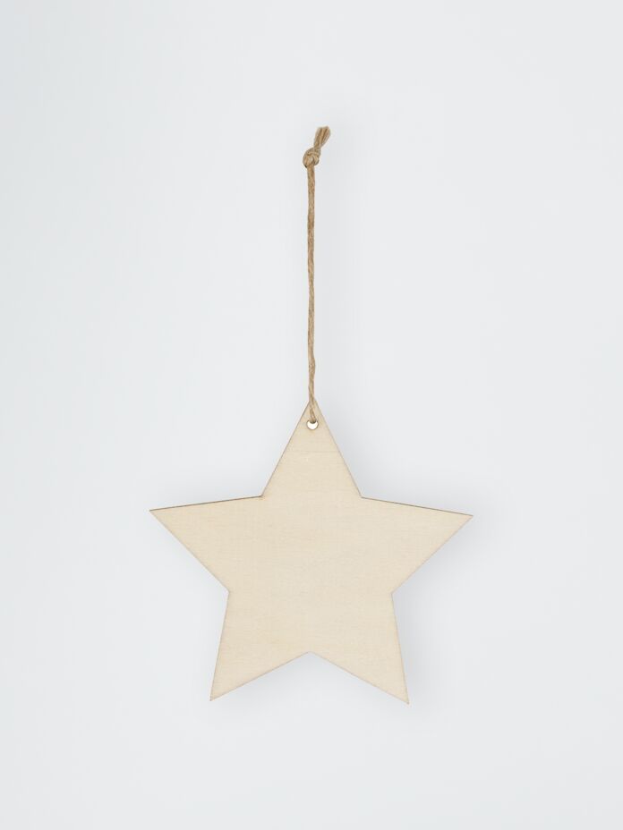 Star Wood Ornament Thumbnail