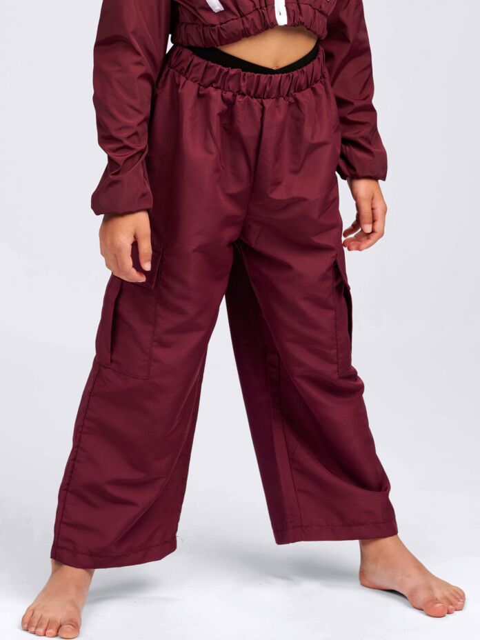 Girls Wide Leg Cargo Pants Thumbnail