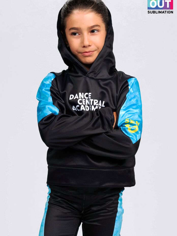 Studio Essentials Girls Full-Out Sublimated Crop Hoodie Thumbnail