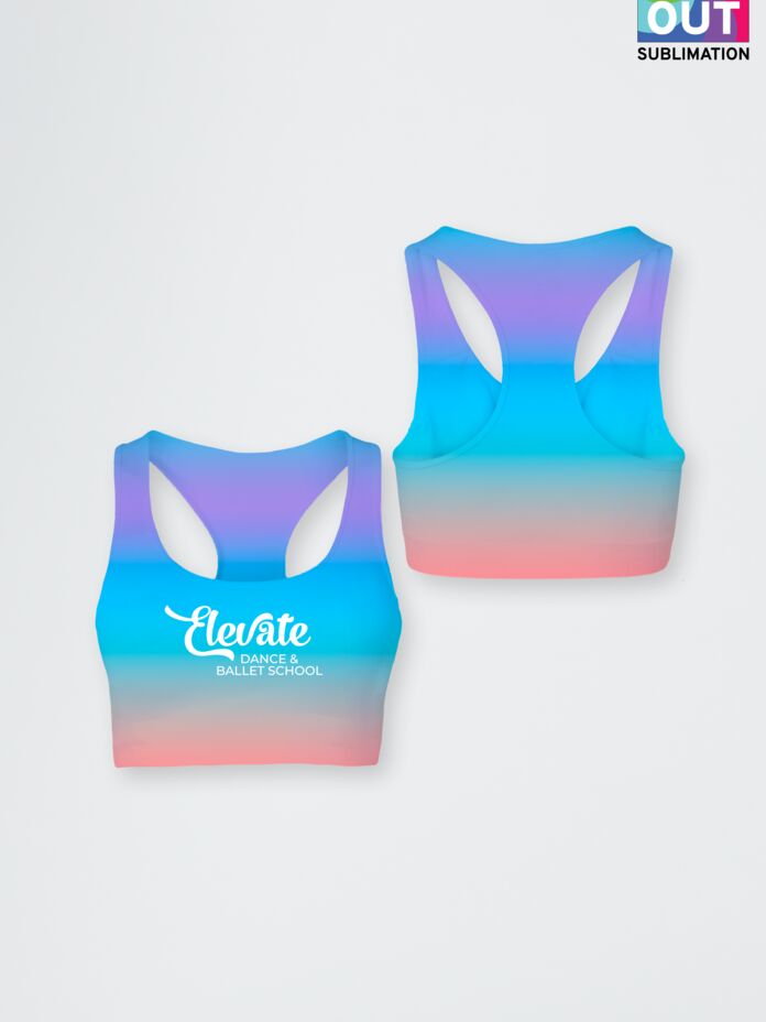 Full Out Sublimated Ladies Sports Bra Thumbnail