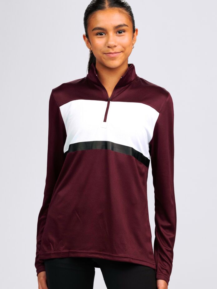 Ladies Prism Bold 1/4 Zip Pullover Thumbnail