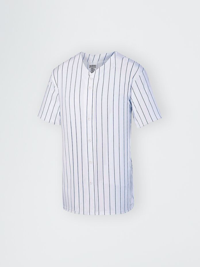 Youth Unisex Pinstripe Full-Button Jersey Thumbnail