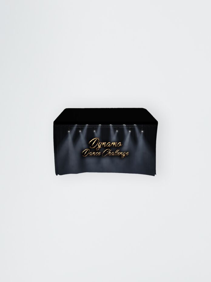 Full-Out Table Cloth - 4' table, Drape style, 4 sided, Closed Back Thumbnail