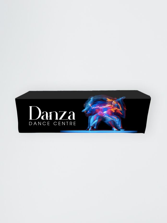 Full-Out Table Cloth -10' table, Drape style, Covers Front and Top, Open sides and back Thumbnail