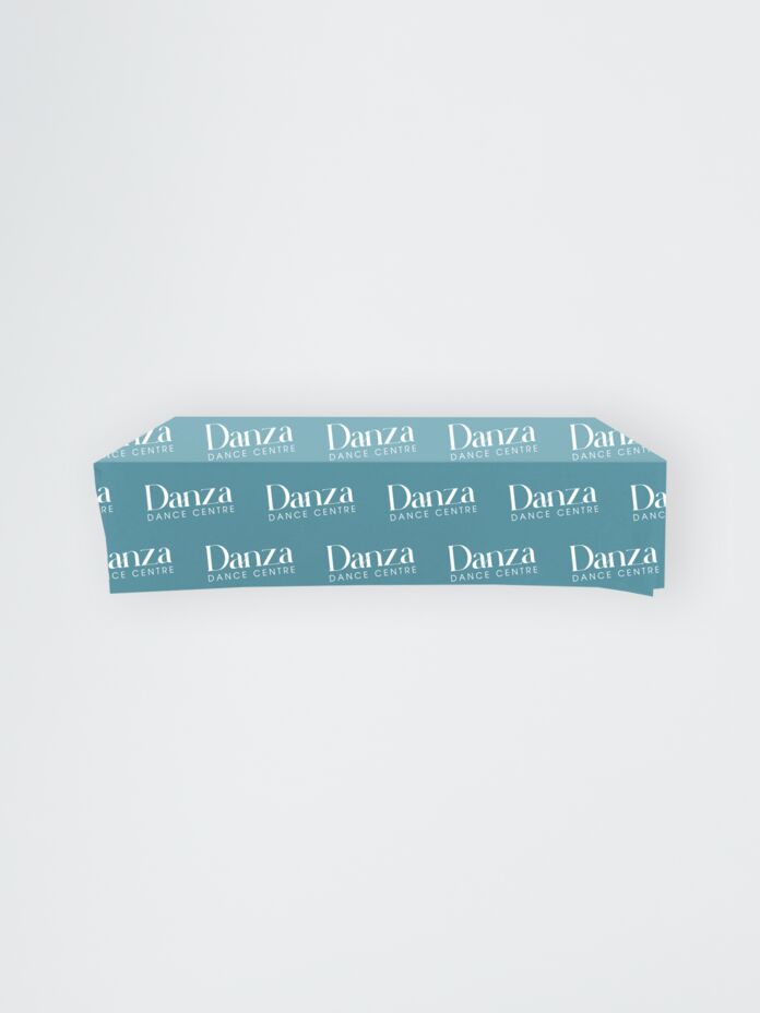 Full-Out Table Cloth - 10' Table, Drape Style, 3 sided, Open Back Thumbnail