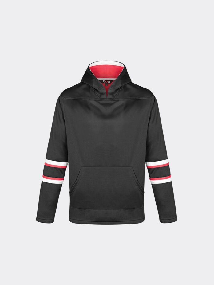 Dangle Youth Unisex Pullover Hockey Lace Hooded Sweatshirt Thumbnail