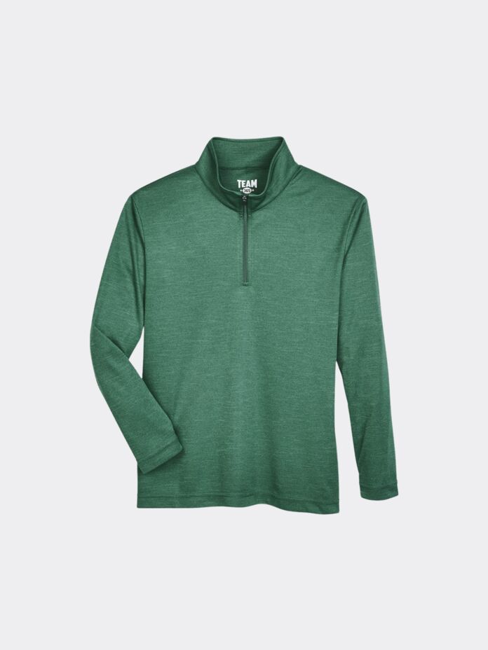 Youth Unisex Zone Sonic Heather Performance Quarter-Zip Pullover Thumbnail
